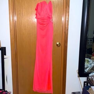 Coral Formal Prom Dress